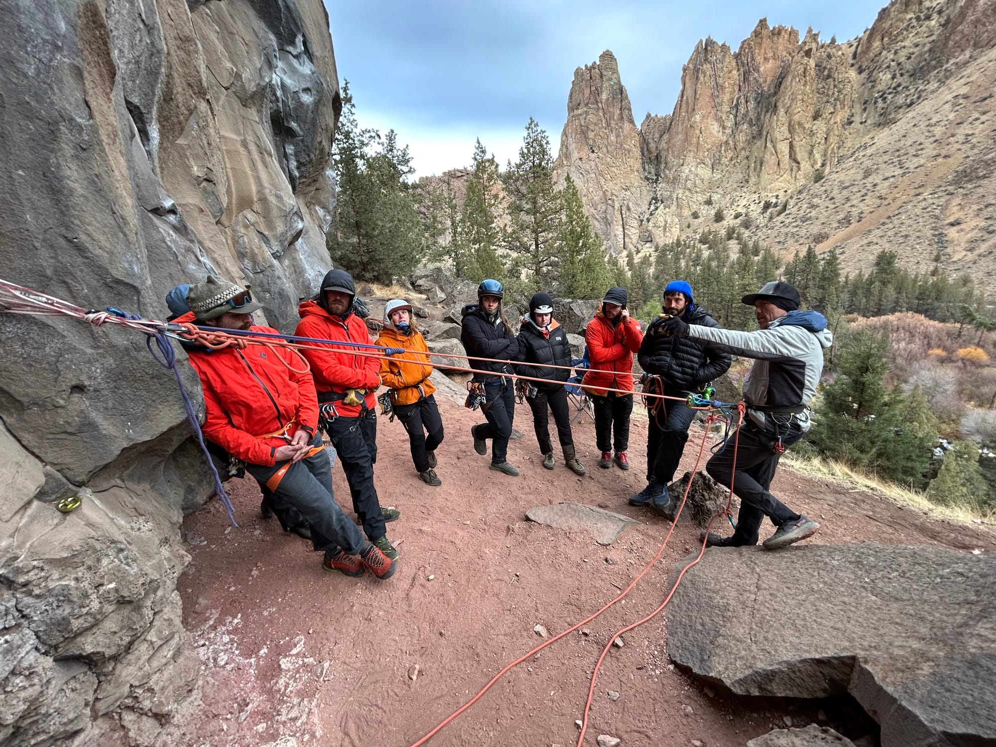 Learning Together: Taking the AMGA Rock Guide Course with RMI Teammates